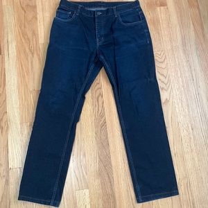 Dark blue mean Prada jeans in size 36
